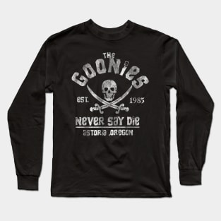 The Goonies Vintage 1985 Never Say Die Long Sleeve T-Shirt